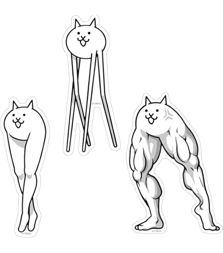 Amazon | にゃんこ大商店オリジナル ステッカーセット ウシネコ